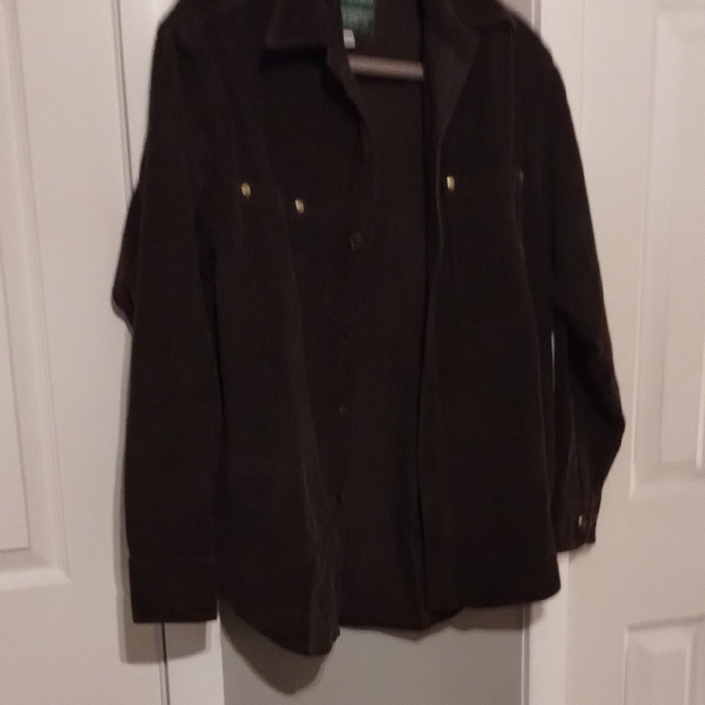 Big Bud Press Unisex Brown Corduroy Overshirt NWOT XXS